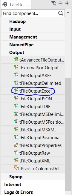 File 输出 Excel
